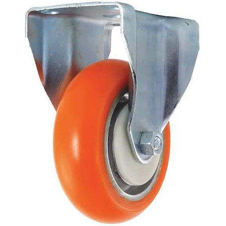 Rigid Plate Caster, Polyurethane, 400 lb. MPN:CDP-G-86