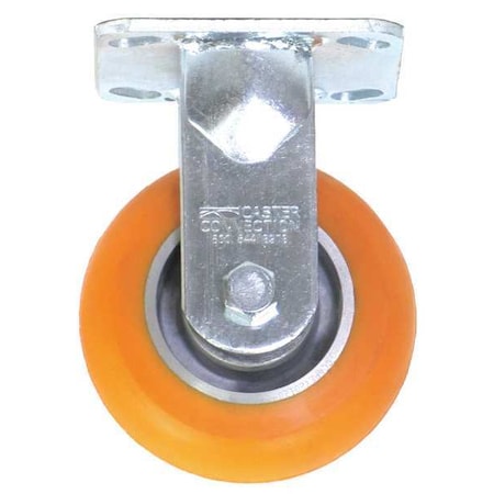 Rigid Plate Caster, Polyurethane, 750 lb. MPN:CDP-G-9