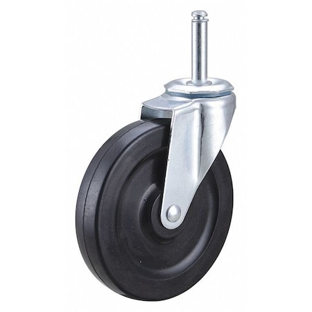 Swivel Stem Caster, Rubber, 5 in., 125 lb. MPN:F1RR05052S-S20