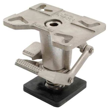 Adjustable Floor Lock, Top Plate, 11-1/2in MPN:FL-ADJ-810-SS