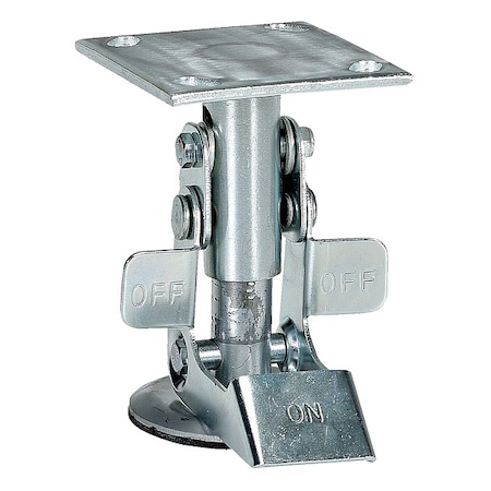 Floor Lck, Top Plate, 4-7/8 in H, 5 in Cstr MPN:FL-LK-4E