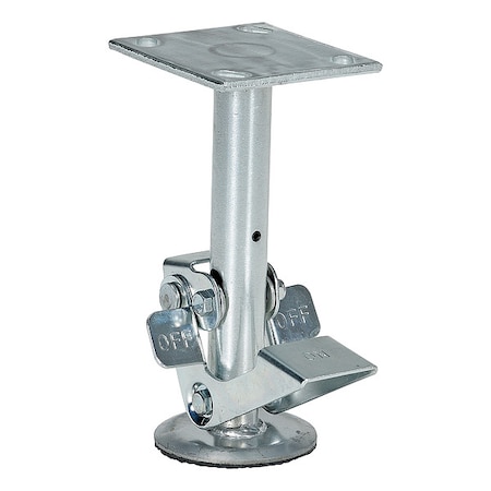 Floor Lck, Top Plate, 8-3/4 in H, 8 in Cstr MPN:FL-LK-8EL