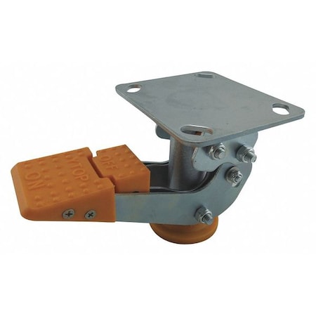 Floor Lck, Top Plate, 4-5/8 in H, 4 in Cstr MPN:FL-LKH-4