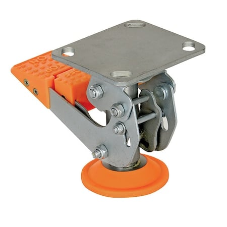Floor Lck, Top Plate, 5-1/2 in H, 5 in Cstr MPN:FL-LKH-5