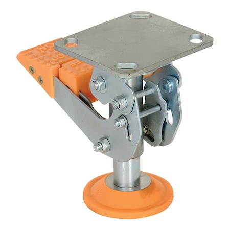 Floor Lck, Top Plate, 6-1/2 in H, 6 in Cstr MPN:FL-LKH-6