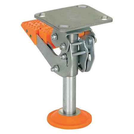Floor Lck, Top Plate, 8-1/4 in H, 8 in Cstr MPN:FL-LKH-8