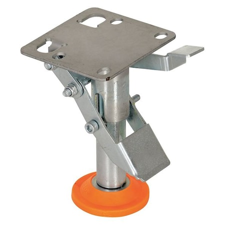 Floor Lck, Top Plate, 4-3/4 in H, 4 in Cstr MPN:FL-LKL-4