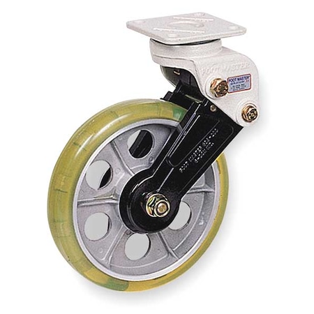Rigid Plate Shock-Absorbing Castr, 550 lb MPN:GDS-200A-RF
