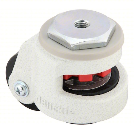 Leveling Bolt Hole Caster, 550 lb. Load, Black Wheel MPN:HRIG-POA 50G
