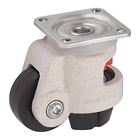 Leveling Caster, 2200 lb.Load, Black Wheel MPN:HRSP-POA 72G