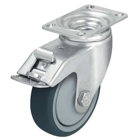 Swivel Plate Caster, Polyurethane, 4 in, 400 lb, C MPN:L-PATH 100KF-12-FI