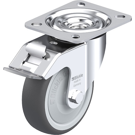 PlateCaster, Swivl, Polyurethane, 4 15/16