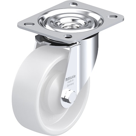 Plate Caster, Swivel, 4 15/16