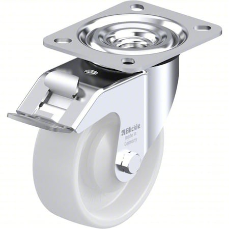 Plate Caster, Swivel, 4 15/16