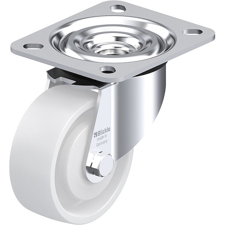 Plate Caster, Swivel, 4
