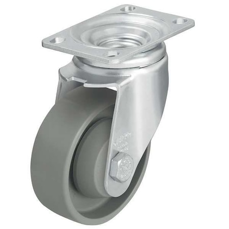 Swivel Plate Caster, Nylon, 3-1/2 in., 400 lb MPN:L-POG 89G-12