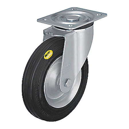 Solid Rubber Caster, 770 lb. Load, Swivel MPN:L-RD 200K