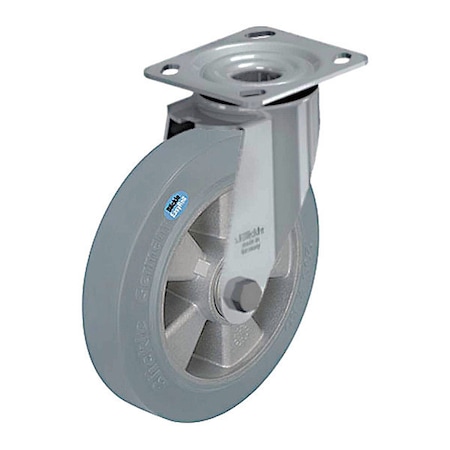 Plate Caster, 660 lb. Ld Rating, Swivel MPN:LE-ALEV 200K-14-SG