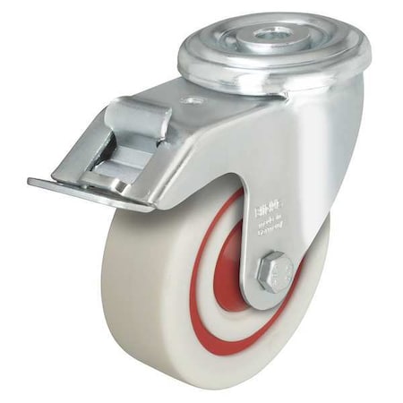 Kingpin Swivel Cstr, Nyln, 4 in, 330 lb, Znc MPN:LER-POW 100KF-FI