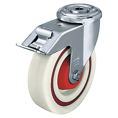 Kingpin Swivl Cstr, Nyln, 5 in., 330 lb, Znc MPN:LER-POW 125KF-FI