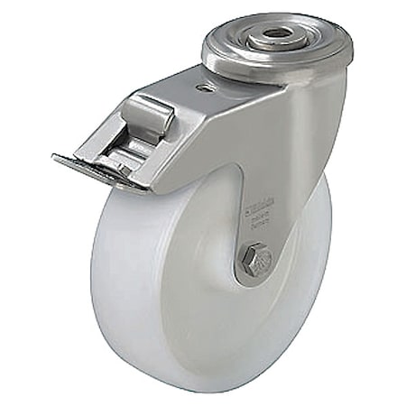 Kingpin Swivel Caster, Nylon, 3-1/8 in, 330 lb, Wht MPN:LEXR-PO 80XR-FI