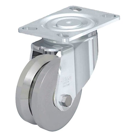 Plate Caster, 2000 lb. Load, Silver Wheel MPN:LH-DSPK 200K-16