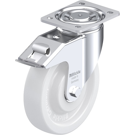 Plate Caster, Swivel, 9 5/8