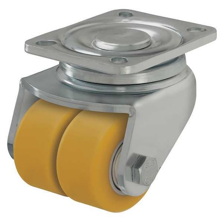 Dual Wheel Caster, Swivel, Poly, 2-3/8 in, 792 lb MPN:LHD-VSTH 60K