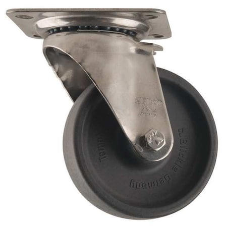 Swivel Plate Caster, Glass Nylon, 5 in., 660 lb MPN:LIK-POHI 125G-1