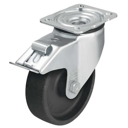 Swivel Plate Caster, Glass Nylon, 5 in, 660 lb MPN:LIK-POHI 125G-1-FI
