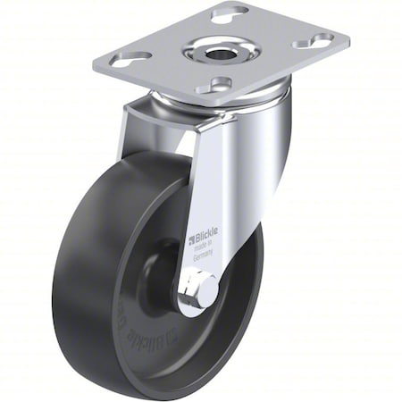 Plate Caster, Swivel, 5 3/8
