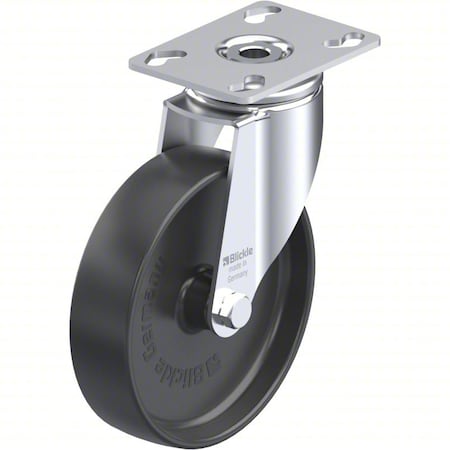 Plate Caster, Swivel, 6 5/8