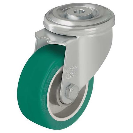 Kingpin Swivl Cstr, Poly, 4 in., 660 lb, Grn MPN:LKR-ALST 100K
