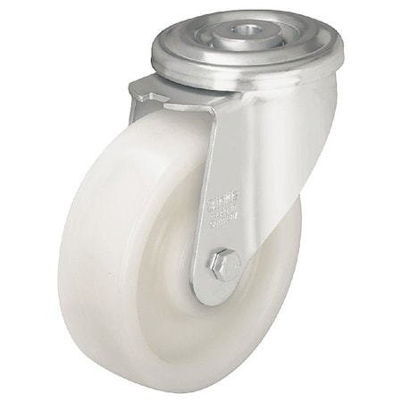 Kingpin Swivl Cstr, Nyln, 5 in., 770 lb, Wht MPN:LKR-SPO 125K