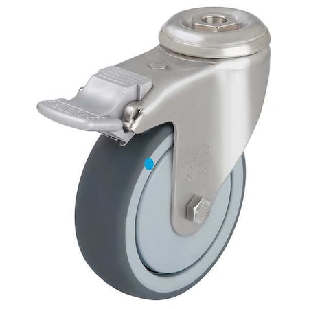 Kingpin Swivel Caster, Therm Rubber, 4 in., 240 lb. MPN:LKRXA-TPA 101KFD-FI