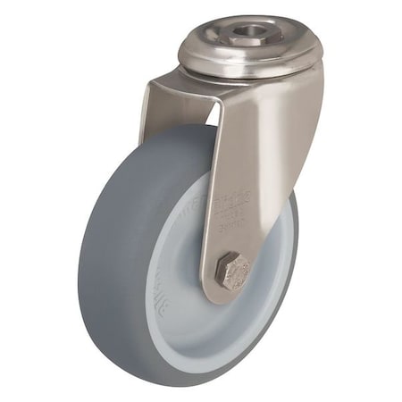 Kingpin Swivel Caster, Therm Rubber, 5 in., 265 lb. MPN:LKRXA-TPA 126G