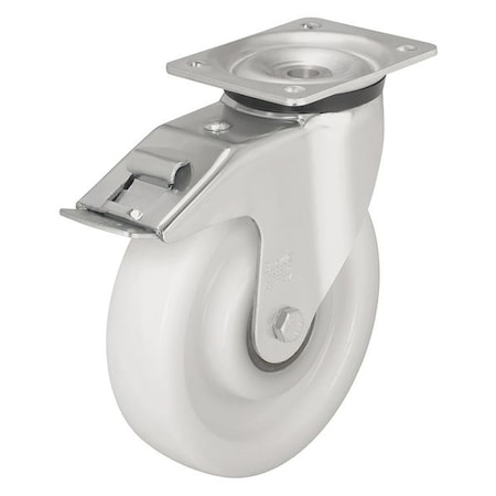 Swivel Plate Caster, Nylon, 4 in., 770 lb., A MPN:LKX-SPO 100XK-1-FI