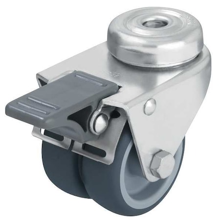 Dual Whl Cstr, Swl, Thrm Rubr, 3 in., 220 lb MPN:LMDA-TPA 75G-FI