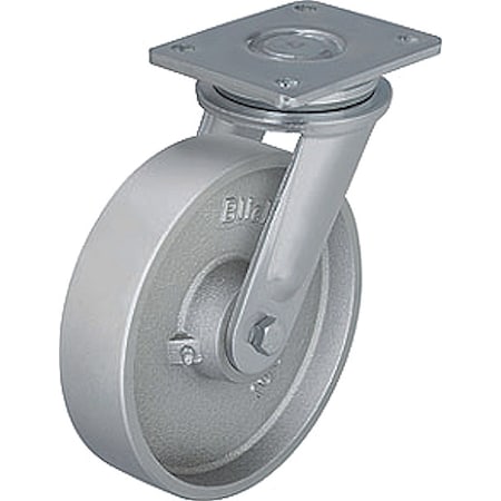 Plate Caster, 1650 lb. Ld Rating, Ball MPN:LO-G 127K