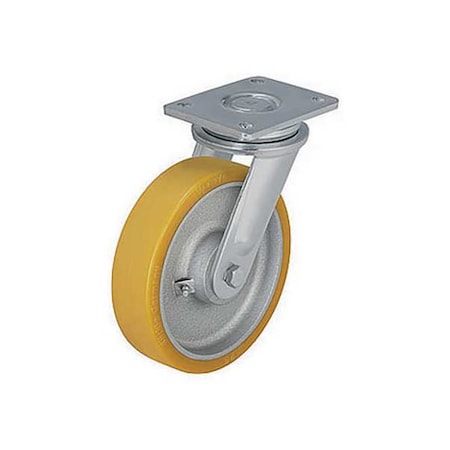 PlateCaster, Swivel, Polyurethane, 11 5/8