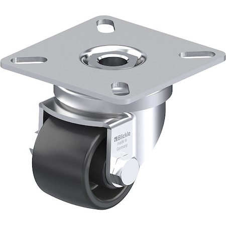 Plate Caster, Swivel, 2 1/16