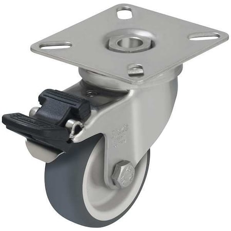 Swivel Plate Caster, Therm Rubber, 2 in., 110 lb. MPN:LPXA-TPA 50G-FI