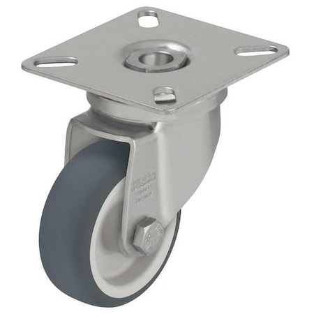 Swivel Plate Caster, Therm Rubber, 3 in, 165 lb MPN:LPXA-TPA 75G