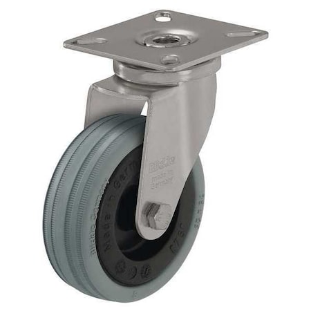 Swivel Plate Caster, Rubber, 3 in., 165 lb. MPN:LPXA-VPA 75G