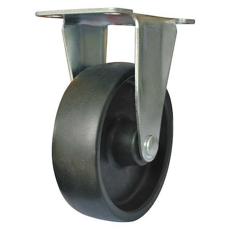 FixedCaster, 4in, 2-1/4in, Black, Plastic MPN:MH2PLG401G