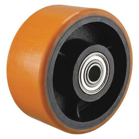 Caster Wheel, Polyurethane, 6 in., 2900 lb. MPN:P-UY-060X025/075K-001