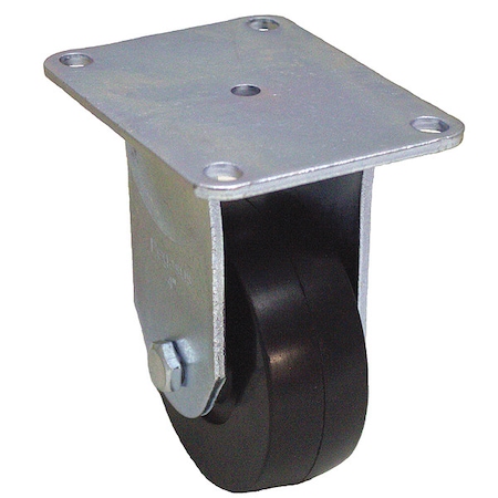 NSF-Listed Plate Caster, 325 lb. Load Rating, Rigid MPN:P12R-HR060D-P2