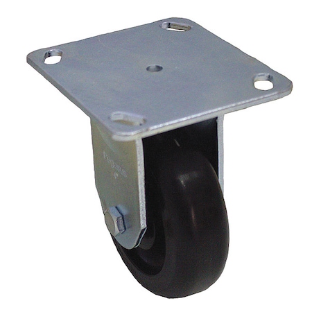 NSF-Listed Plate Caster, 325 lb. Load Rating, Rigid MPN:P12R-PB060B-P3