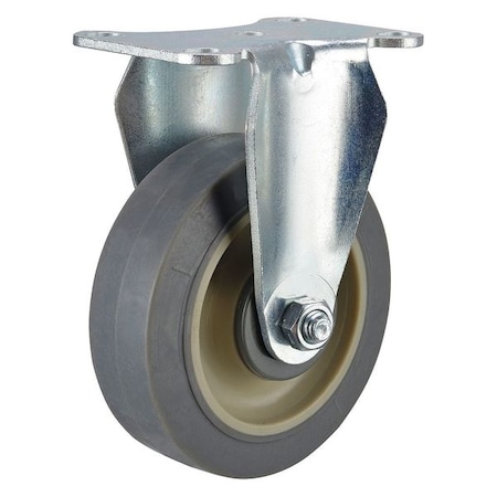 Rigid Plate Caster, TPR, 3 in., 200 lb. MPN:P12R-PRP030B-12