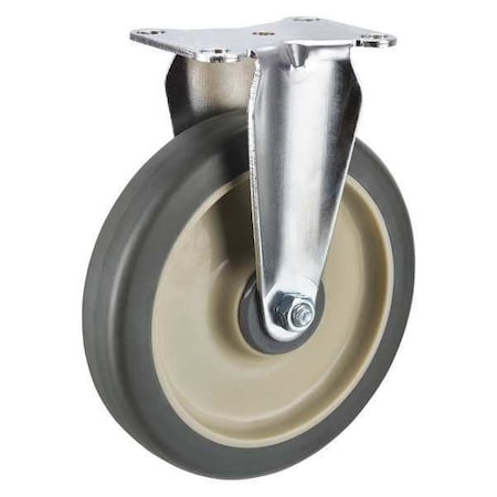 Rigid Plate Caster, TPR, 6 in., 300 lb. MPN:P12R-PRP060K-12